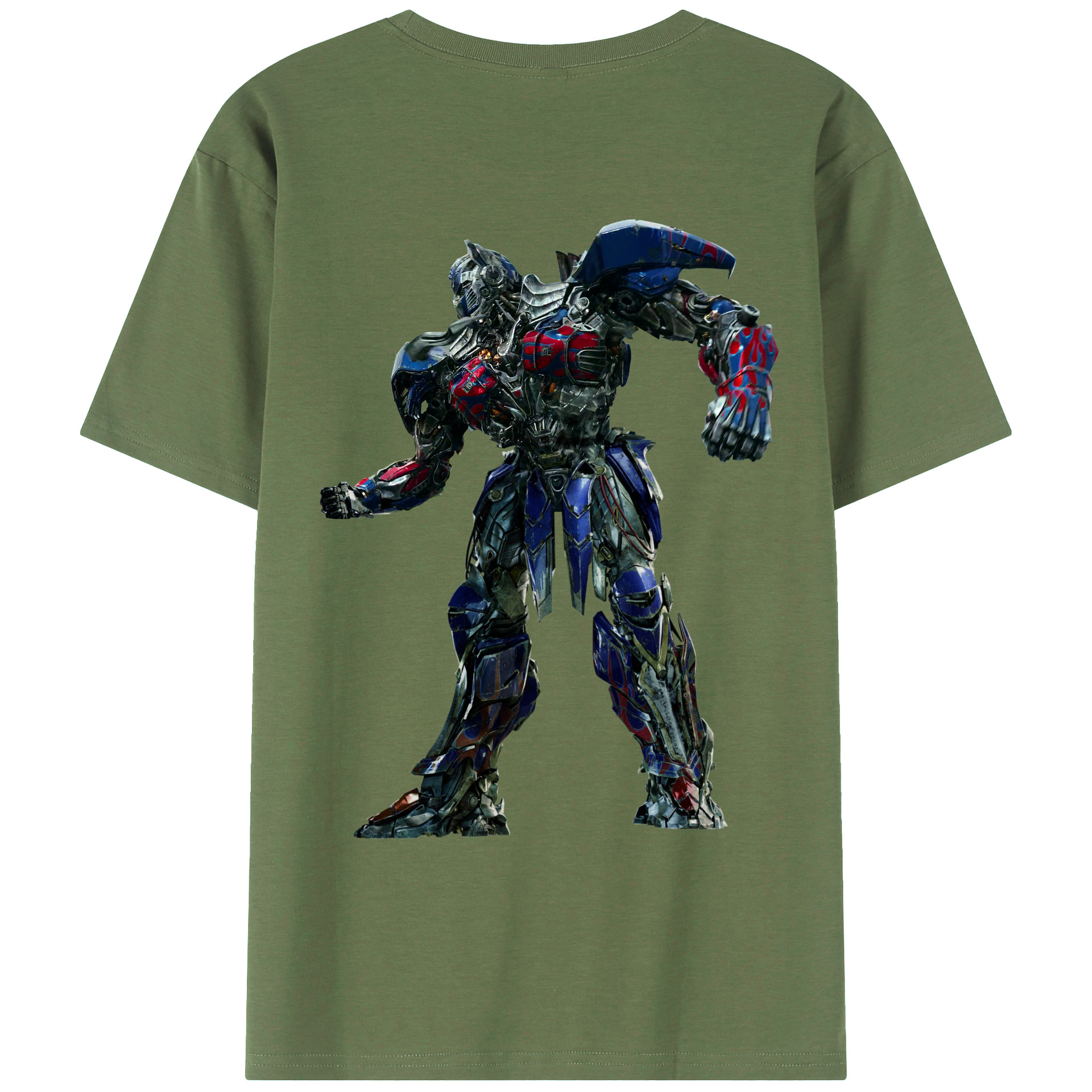 （画像用）  綿100％ メンズ半袖Tシャツ（バックプリント） 通気性